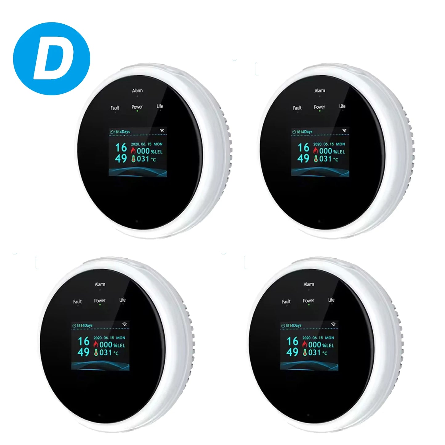 UK Home Safe Smart Leak Detector
Wi-Fi Natural Gas Leak Detector with App Control | Digital LED Alarm | High Sensitivity | EU Plug