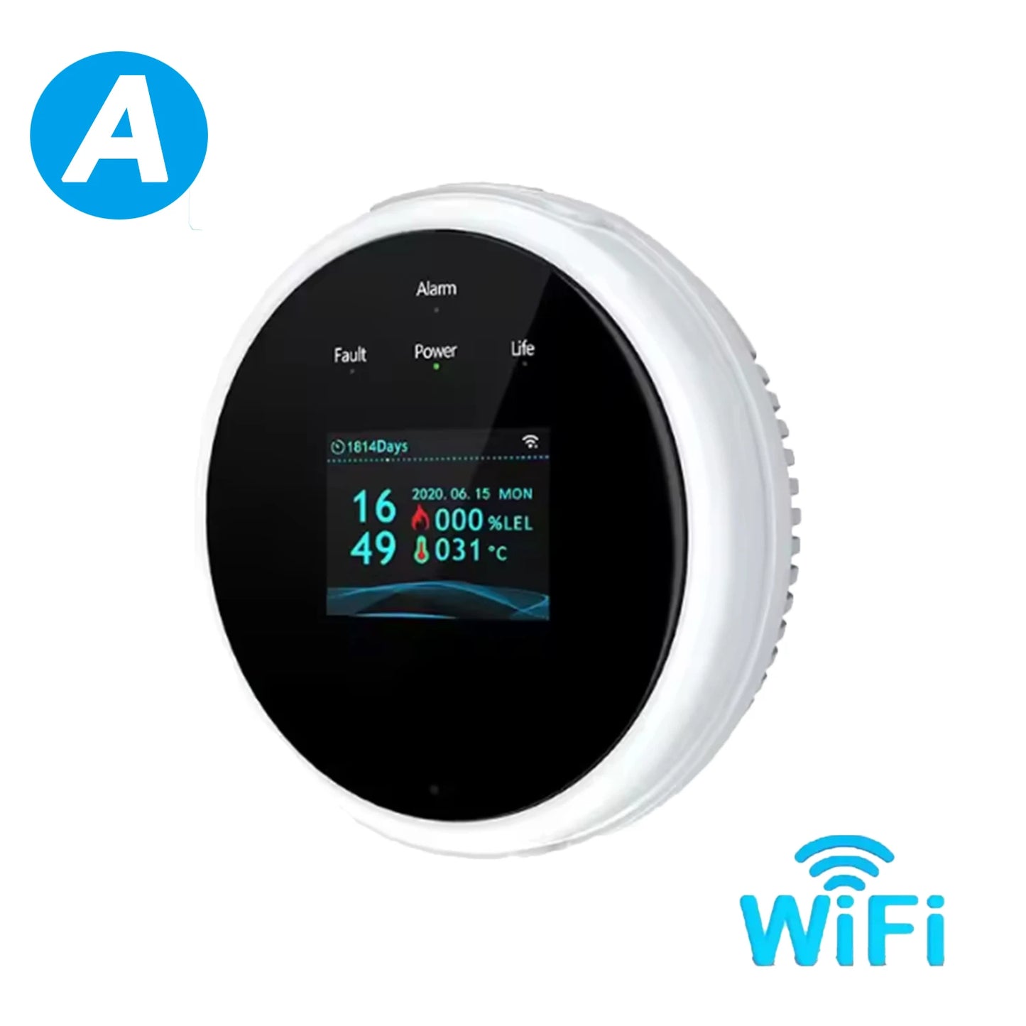 UK Home Safe Smart Leak Detector
Wi-Fi Natural Gas Leak Detector with App Control | Digital LED Alarm | High Sensitivity | EU Plug