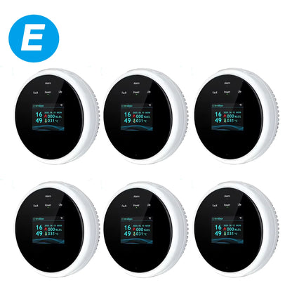 UK Home Safe Smart Leak Detector
Wi-Fi Natural Gas Leak Detector with App Control | Digital LED Alarm | High Sensitivity | EU Plug